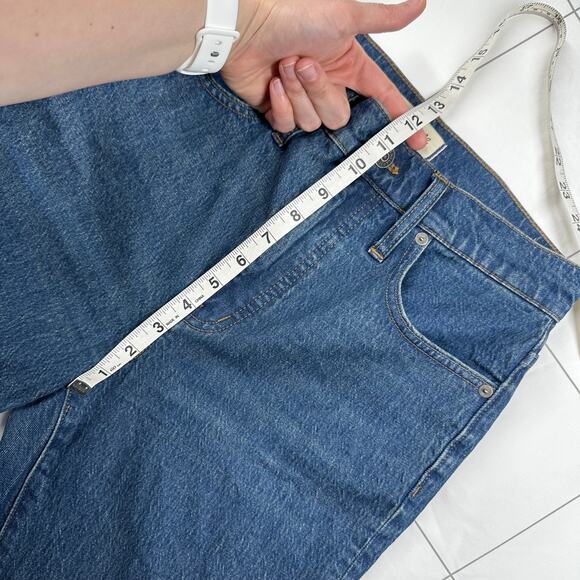 Madewell Jeans Womens 27 Blue Perfect Vintage Haight Wash High Rise Tapered Leg - Picture 11 of 14